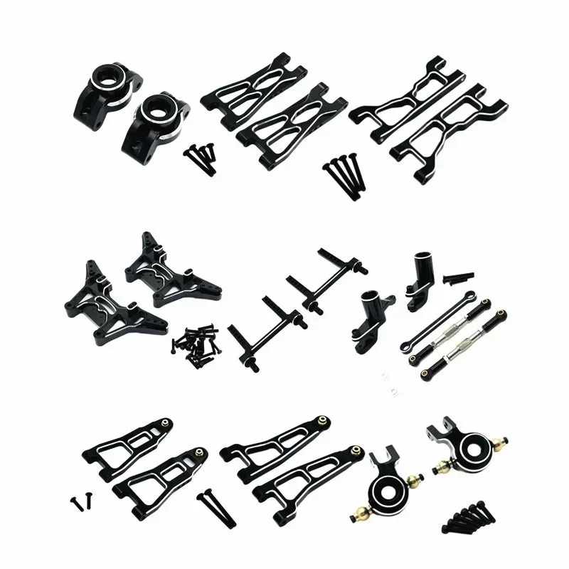 

FOR UD1201 UD1202 UD-12PRO Metal Front and Rear Suspension Arm Steering Assembly Kit 1/12 RC Car Upgrade Parts Accessories