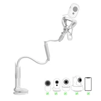 Soporte Universal multifunción para teléfono, soporte para cama, cuna perezosa, brazo largo ajustable, Monitor de bebé de 85cm, cámara de montaje en pared para estante X5