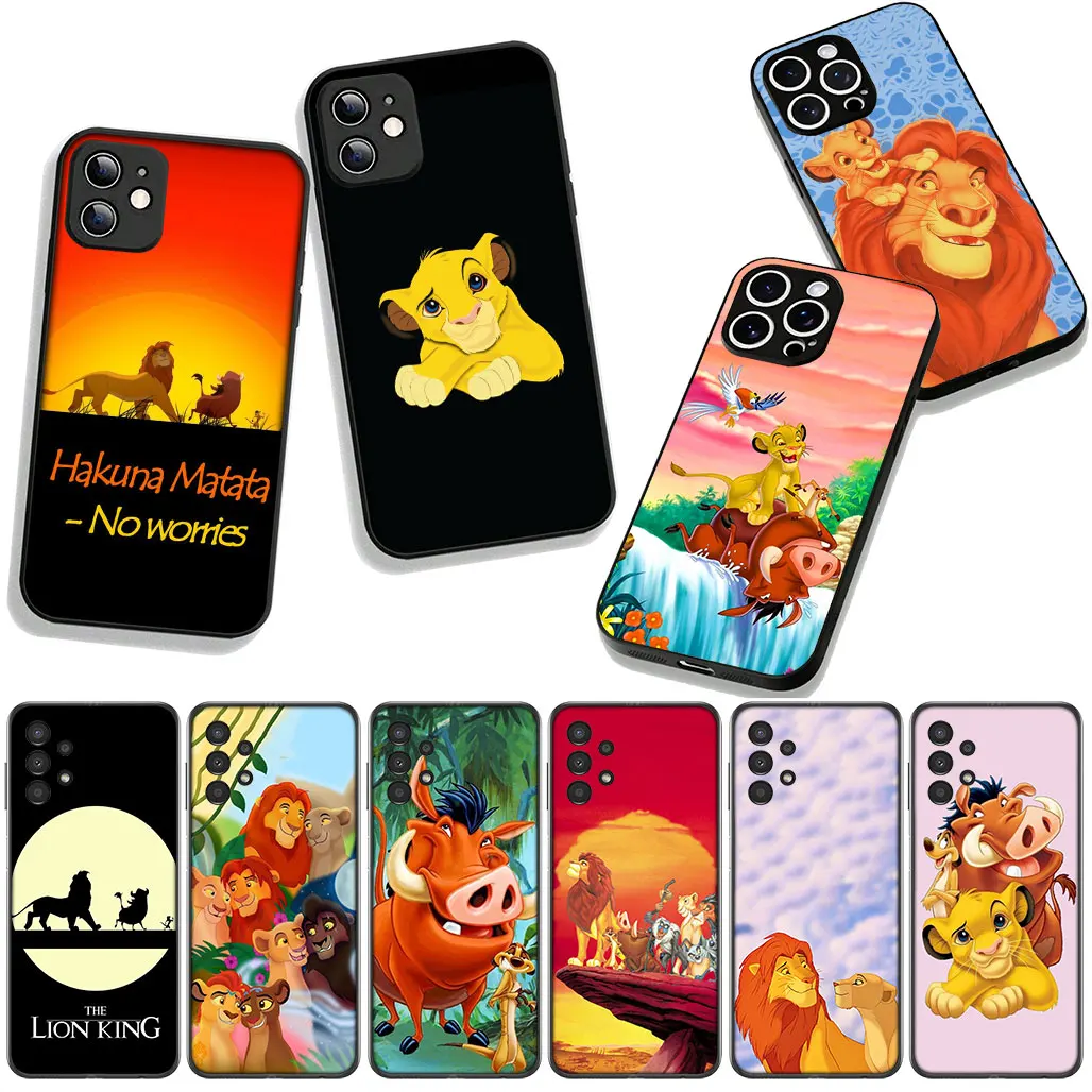 Чехол для телефона «Король Лев Хакуна Матата» для Samsung Galaxy A36 A17 A26 A07 A35 A54 S8 S9 S20 S21 FE S10 Plus A53 A13 A33 A34 Чехол для телефона «Король Лев Хакуна Матата» для Samsung Galaxy A36 A17 A26 A07 A35 A54 S8 S9 S20 S21 FE S10 Plus A53 A13 A33 A34