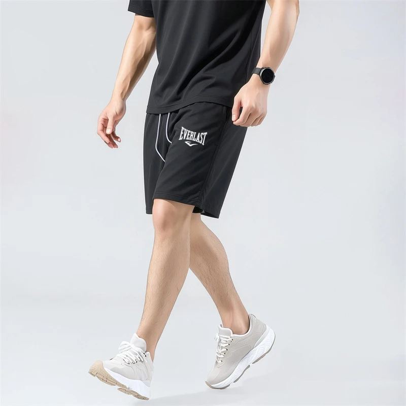 

Мужские пляжные шорты EVERLAST, быстросохнущие, повседневные, для серфинга, плавания, бега, летние, тонкие, с принтом