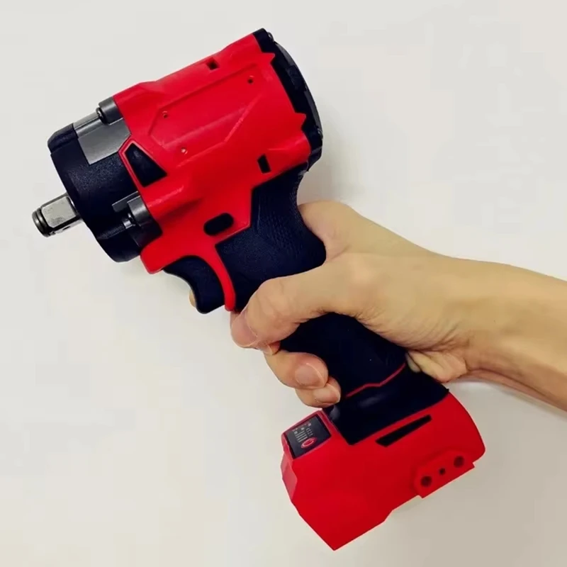 

Brushless Impac Wrenc Brushless Wrench Electric Driver 1/2In Repair Cordless Screwdriver 4 Gears Power Tools for 18V Battery