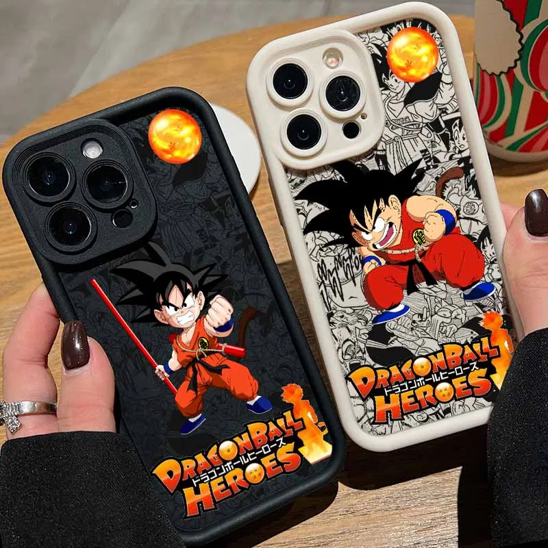 Dragons Ball Anime Cool For Apple iPhone 17 17Air 16 16E 15 14 13 12 Mini 11 Pro Max Eyes Ladder Phone Case