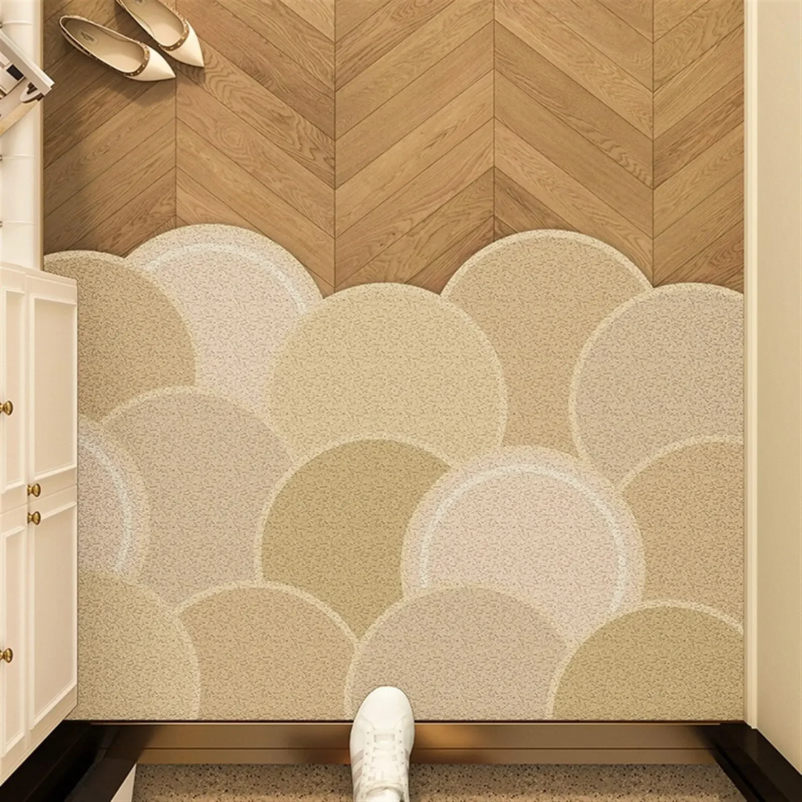 PVC Loop Doormat Welcome Entrance Rug Hallway Mat PVC Doormat Cuttable Welcome Entrance Rug Hallway Mat