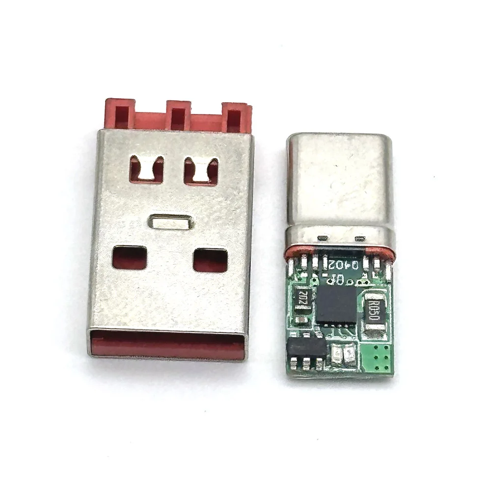 PD 120W Super Fast Charging USB 6A Male Plug Welding Connector Adapter Type-C Charging Plugs Data Cable Accessories Repair