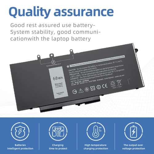 Imagen 2 del producto SUOZHAN GJKNX batería OEM para Dell Latitude E5480 5580 5490 5590 para DELL Precision M3520 M3530 Series GD1JP 7,6 V 68WH