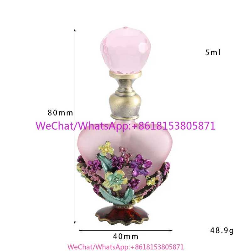 Pure handmade blackout 5ml retro flavor perfume tattoo color material makeup water glass
