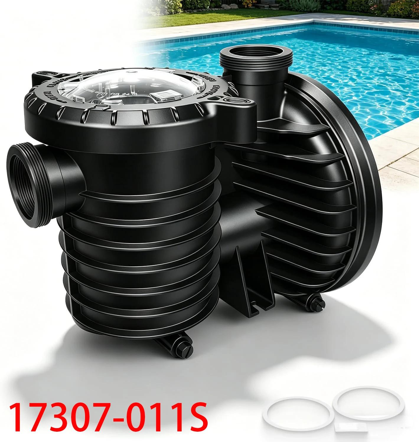 TML 17307-0110S Pool Pump Tank Body Assembly Fits for Pentair Sta-Rite IntelliPro VS 3050 Pumps Max-E-Pro Series Pumps Trap Body