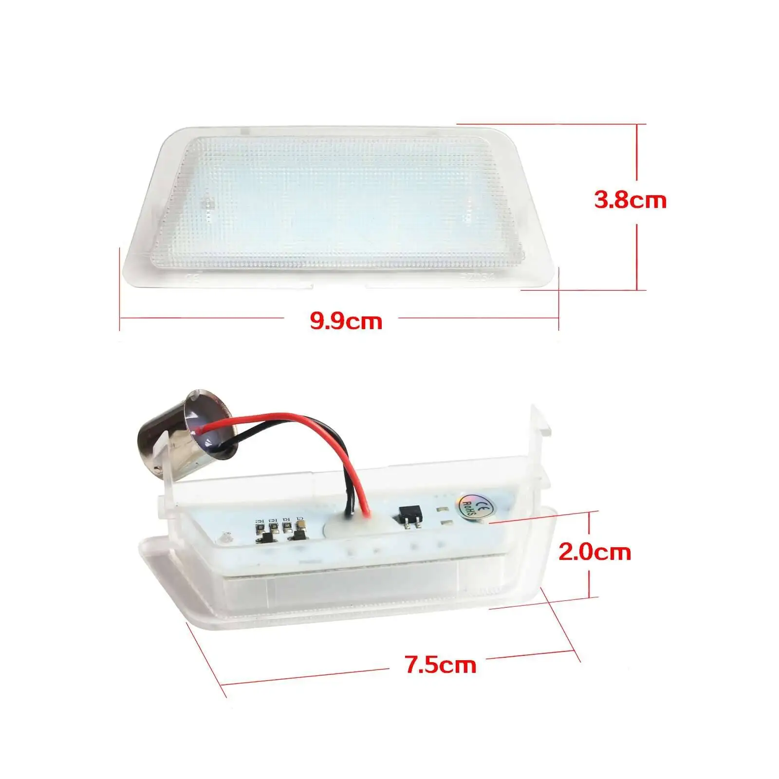 1X الخلفية LED رقم الترخيص لوحة ضوء ل فوكسهول أسترا G 4 HB الصالون 98-04