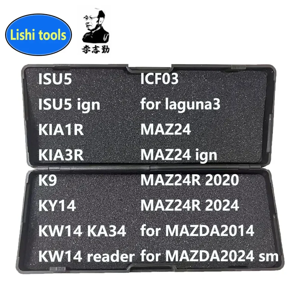 Lishi 2 in1 Tool ICF03 ISU5 KIA1R KIA3R K9 KY14 KW14 KA34 for laguna3 MAZ24 MAZ24R 2020 MAZ24R 2024 for MAZDA2014 MAZDA2024 sm