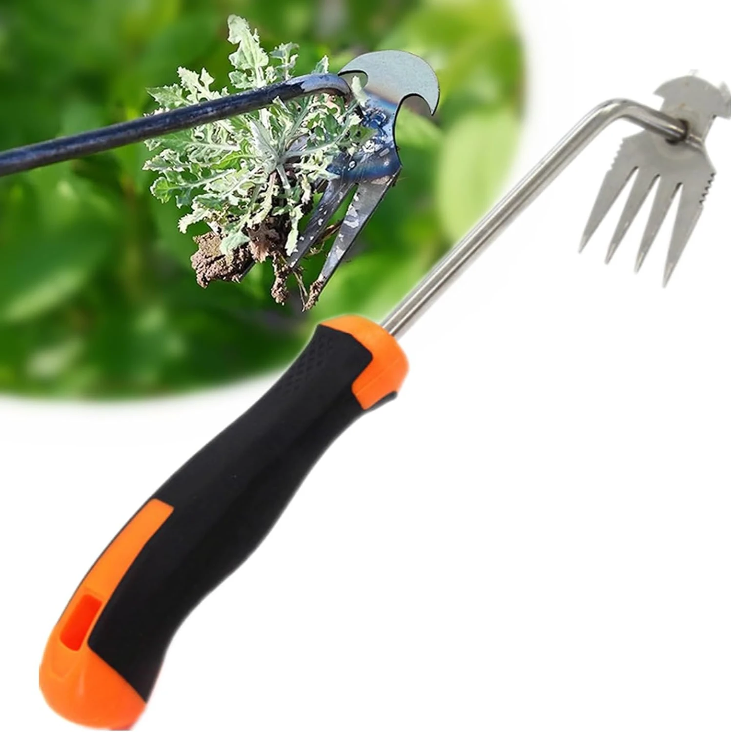 Highly Effective Ultimate Powerful Premium Hand Weeder - Unmatched Strength and Durability with 4 Sharp Teeth of Durable Forged 