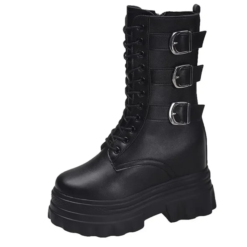 

11CM Ankle Boots for Woman Winter 2025 Plus Size Women's Borcegos High Heels Riding Boot Womens Trend Booties for Women