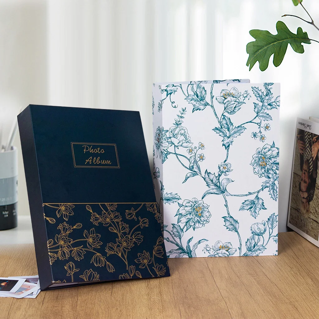 Wunderschöne Blumenhülle kann ein Fotoalbum schreiben, kann 300 6 Zoll große Fotos auf Reisen, Gedenk- und Urlaubsgeschenke