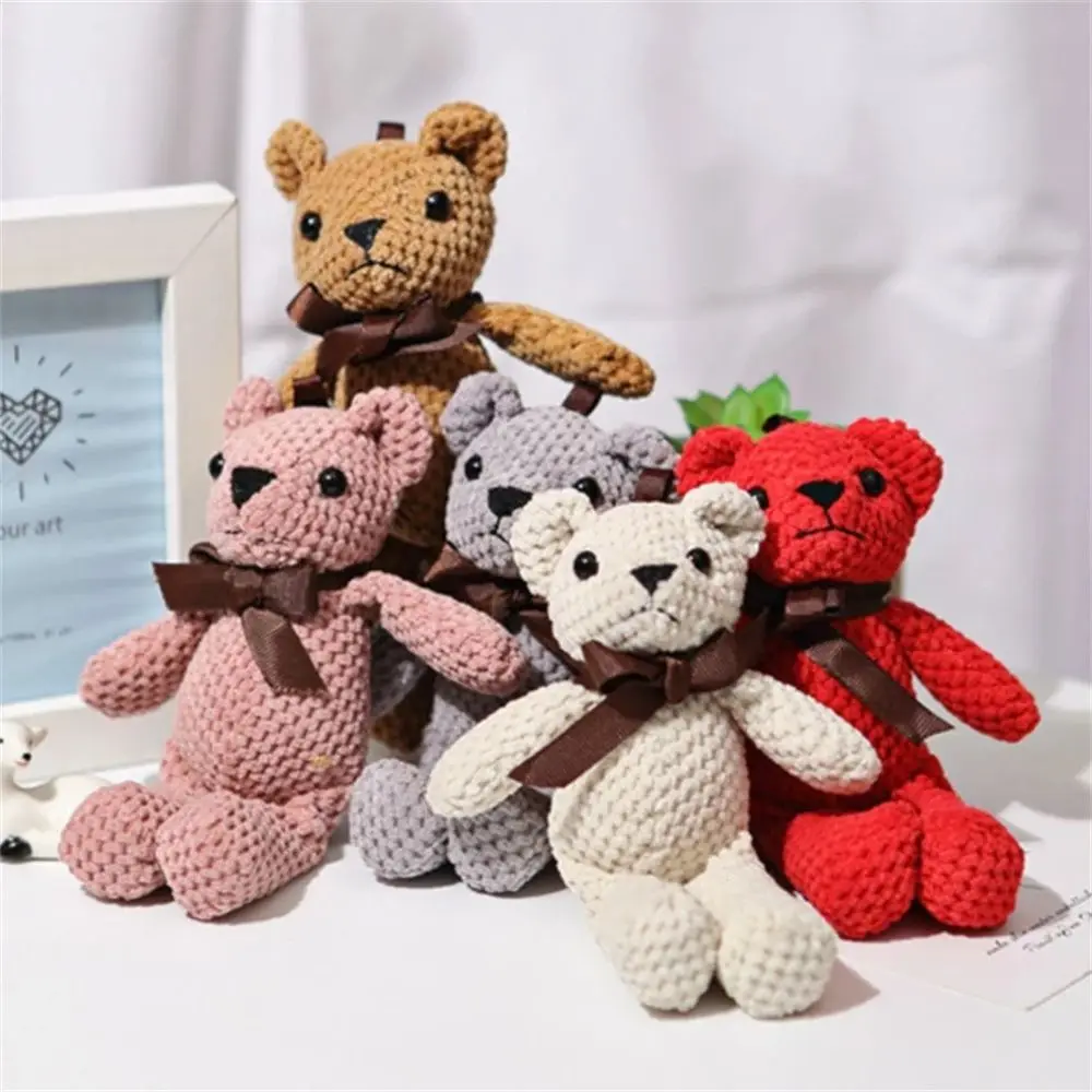 15 cm Chiave carina Ciondolo Decorazioni giocattolo Decorazioni per feste di nozze Orso Peluche Peluche Orso Peluche Animali di peluche