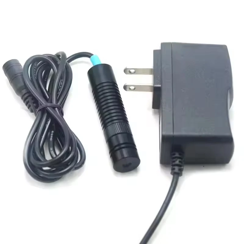 ドット780-808-830-980nm-100mw-200mw-300mw-500mwレーザーダイオードモジュール（5vアダプター付き）