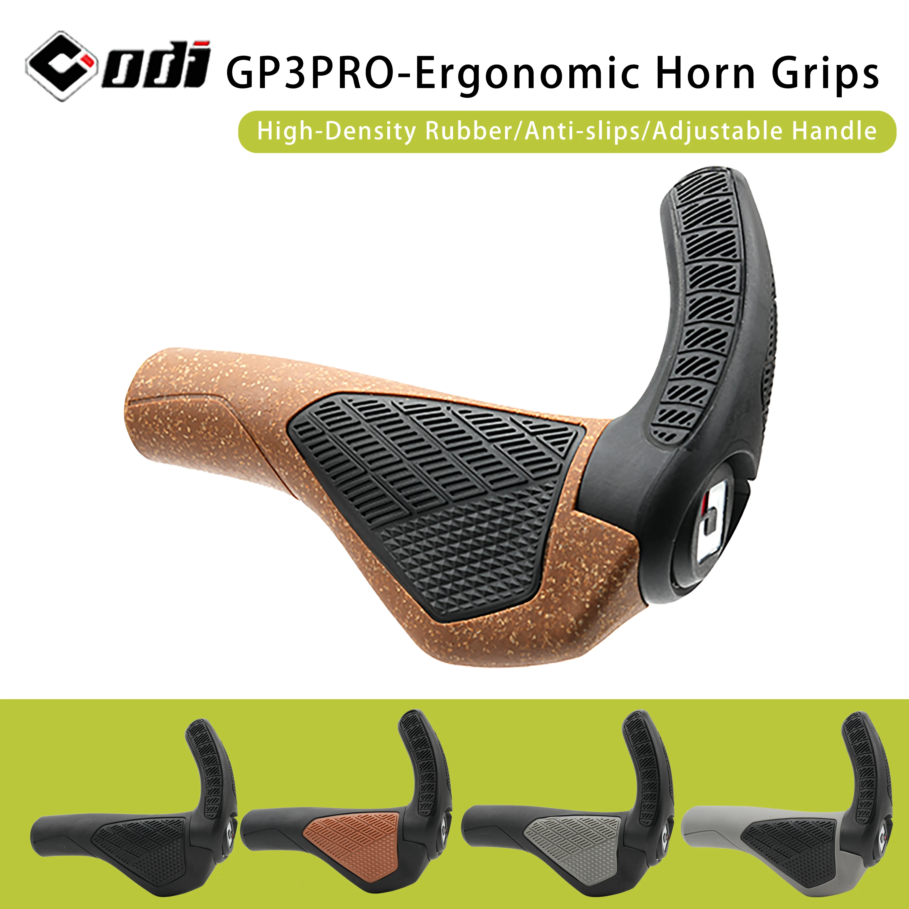 

ODI GP3-Pro Эргономичные ручки MTB Удобный резиновый/дубовый чехол на руль горного велосипеда Большая накладка с замком Запчасти для велоспорта и гонок