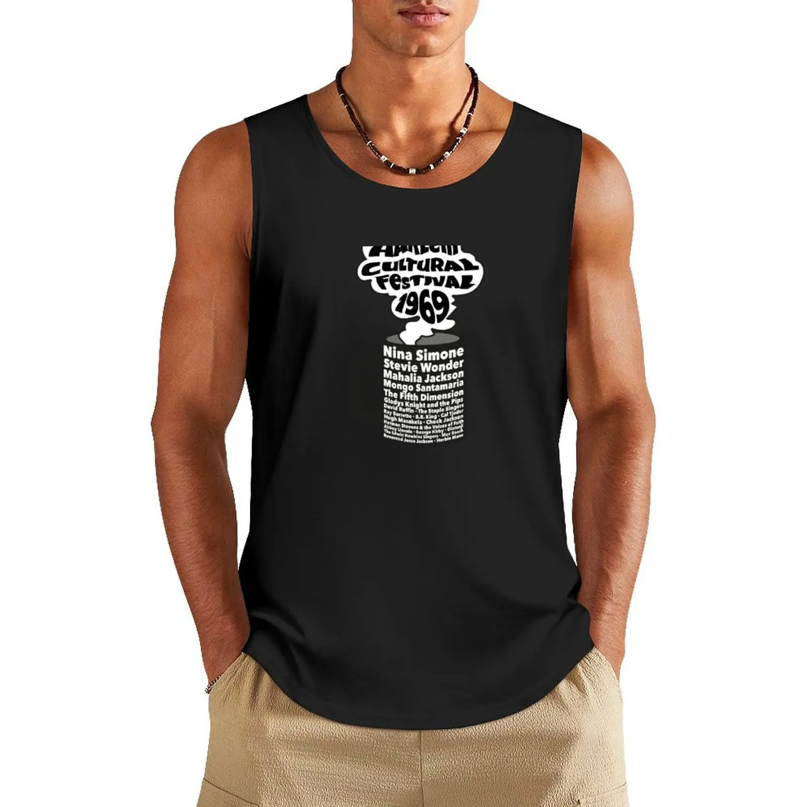 

Harlem Cultural Festival 1969 Poster Tank Top Men's clothing summer Men's sports t-shirt