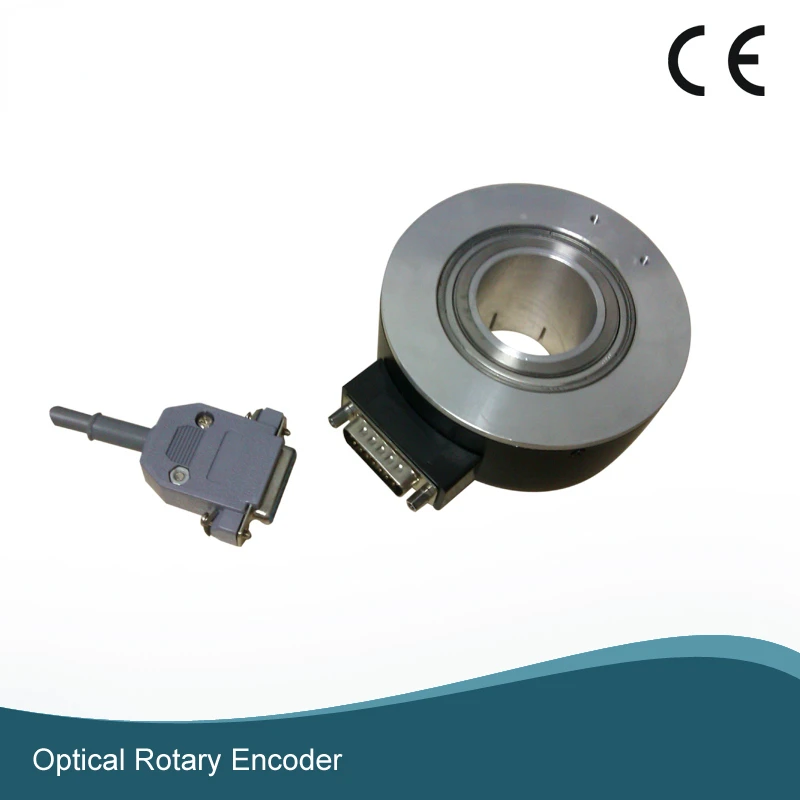 Hollow Shaft Encoder Outer Dia 90mm Shaft 42mm Push Pull output Replace RI76TD 5000ED4N42KF