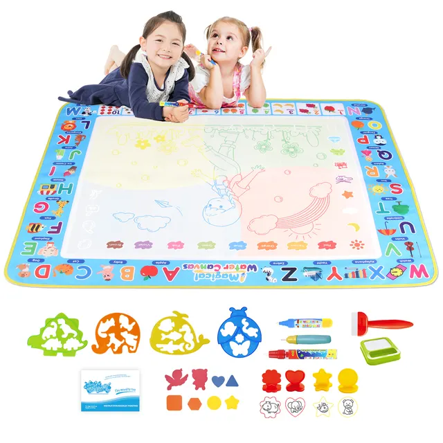 שטיח ציור מים רב-פעמי לילדים
