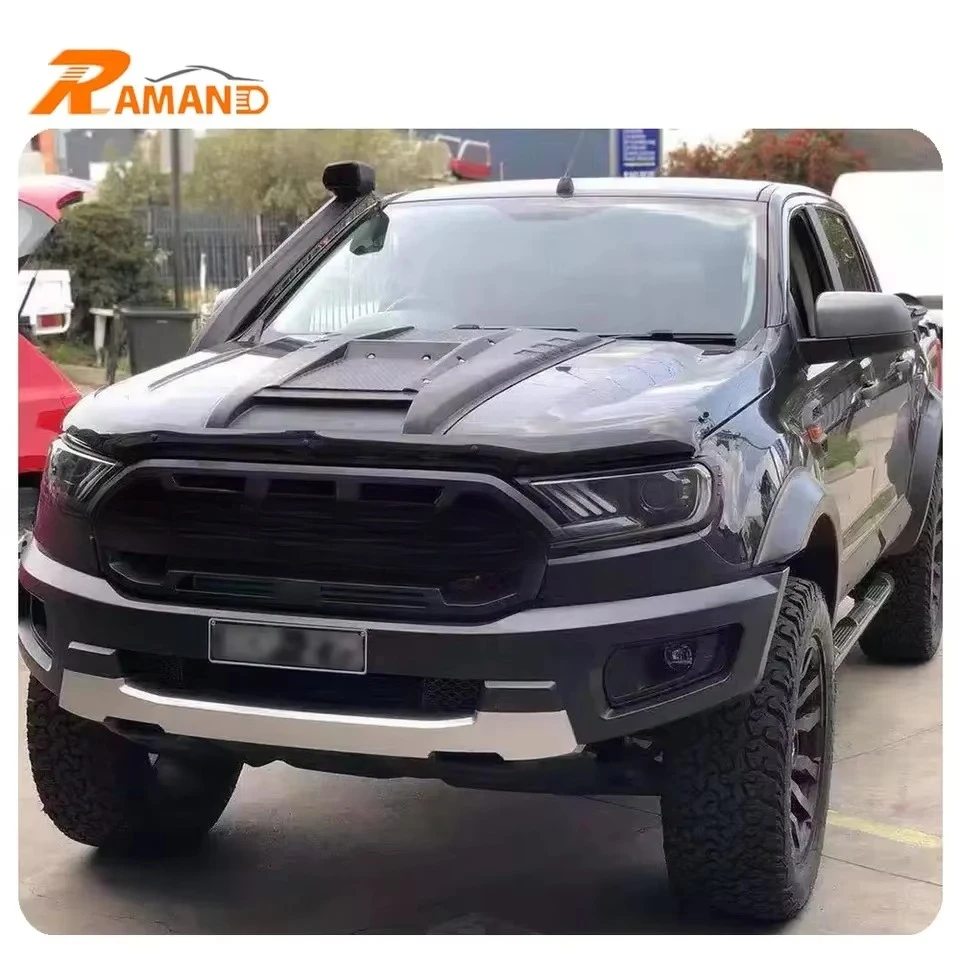 

Body Kit With Fog Light With Fender 2016-2019 For Ranger T7 T8 Upgrade Raptor Front Bumper Matte Black 6 Months