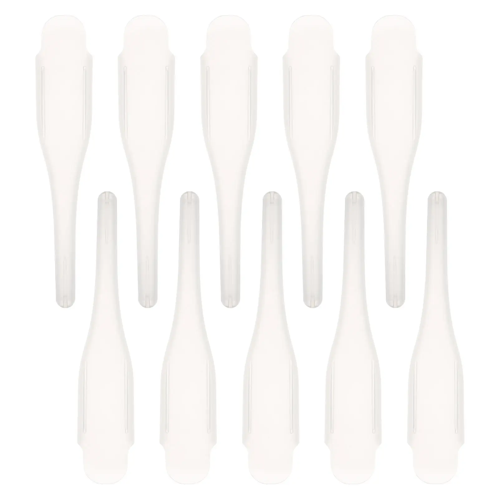 10pcs Clear Plastic Thermometer Covers for Digital Thermometers – Soft Protective Sleeves for Home & Clinic Use