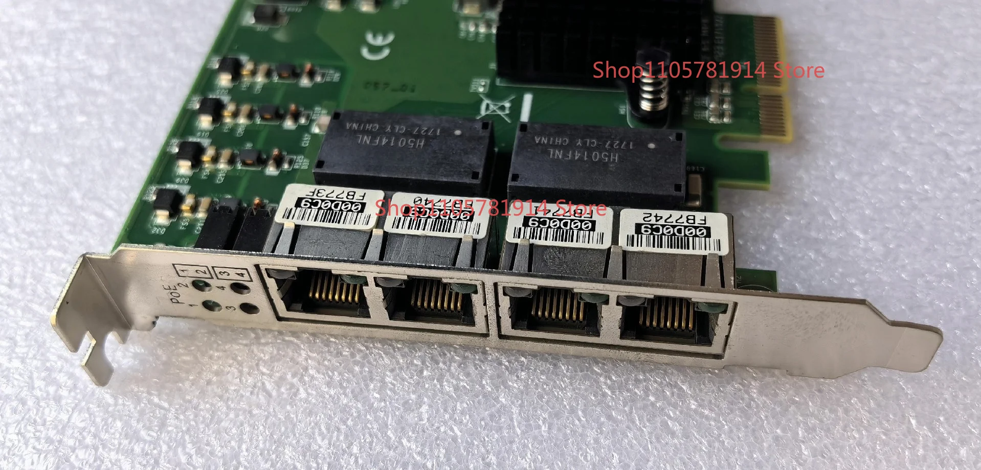 For Advantech Vision Capture Card 4 Port Network Interface Card, Model: PCIE-1672E/1674E