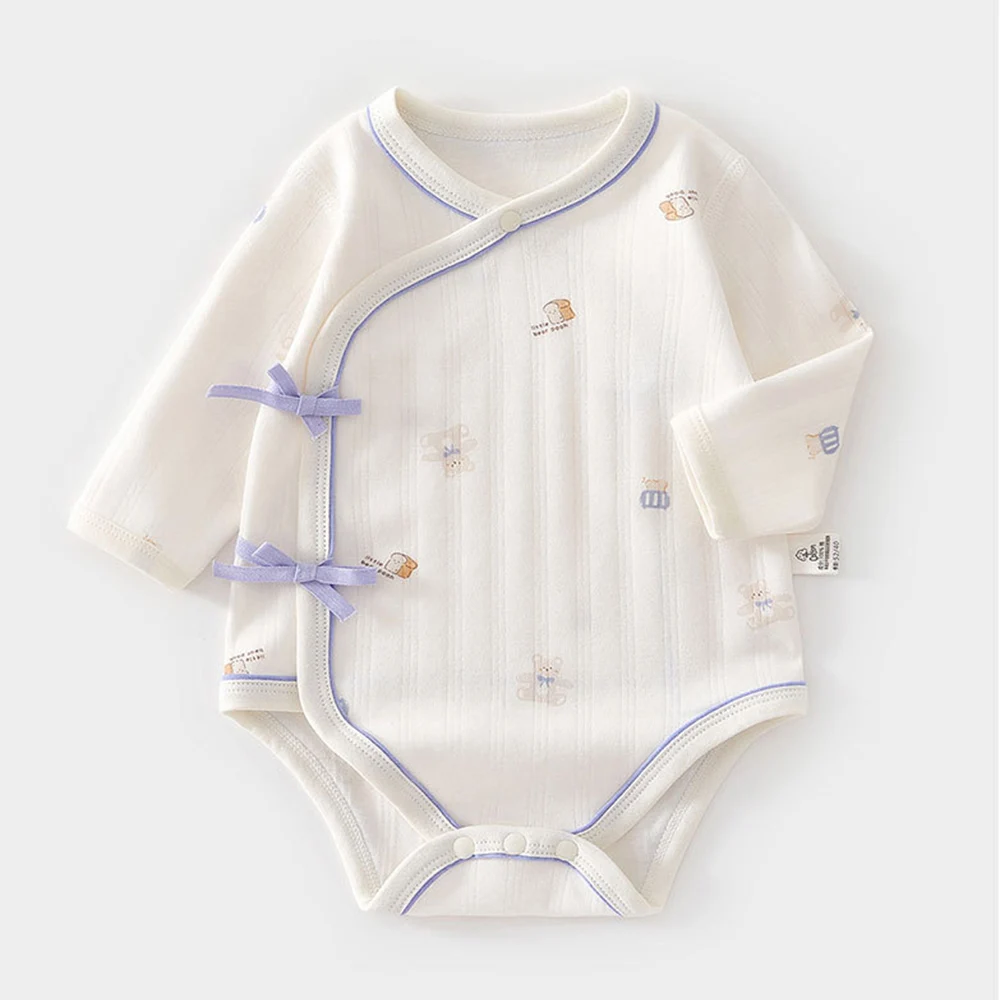 Baby Clothes Boy Girl Long Sleeve Baby Bodysuit 100% Cotton Spring Autumn Newborn Romper Hospital Unisex Baby Jumpsuit