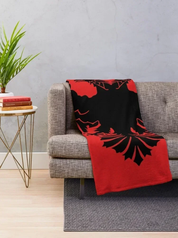 Albanian Flag Throw Blanket sofa bed Single Blankets