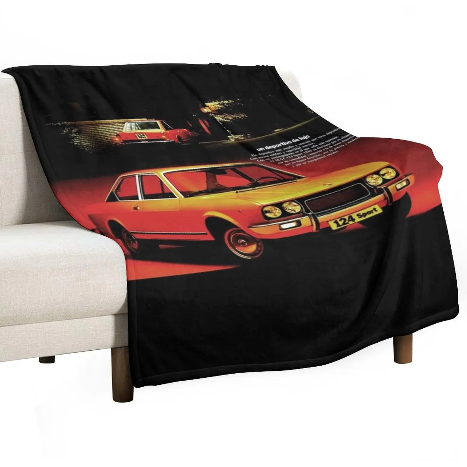 

SEAT 124 COUPE Throw Blanket blankets and throws Warm Giant Sofa Blankets For Sofas Blankets