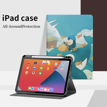 아이패드 케이스, Funda 아이패드 9 세대 10 세대 미니 6 2024 10.2 9.7 8.3 인치, Air5th 4th 6th 10.9
