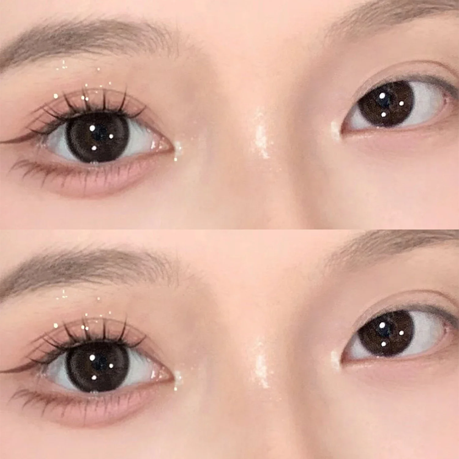 防水アイライナーメイクグリッターマットハイライター横たわっているカイコペン速乾性超微細下まつげアイライナーペンシル