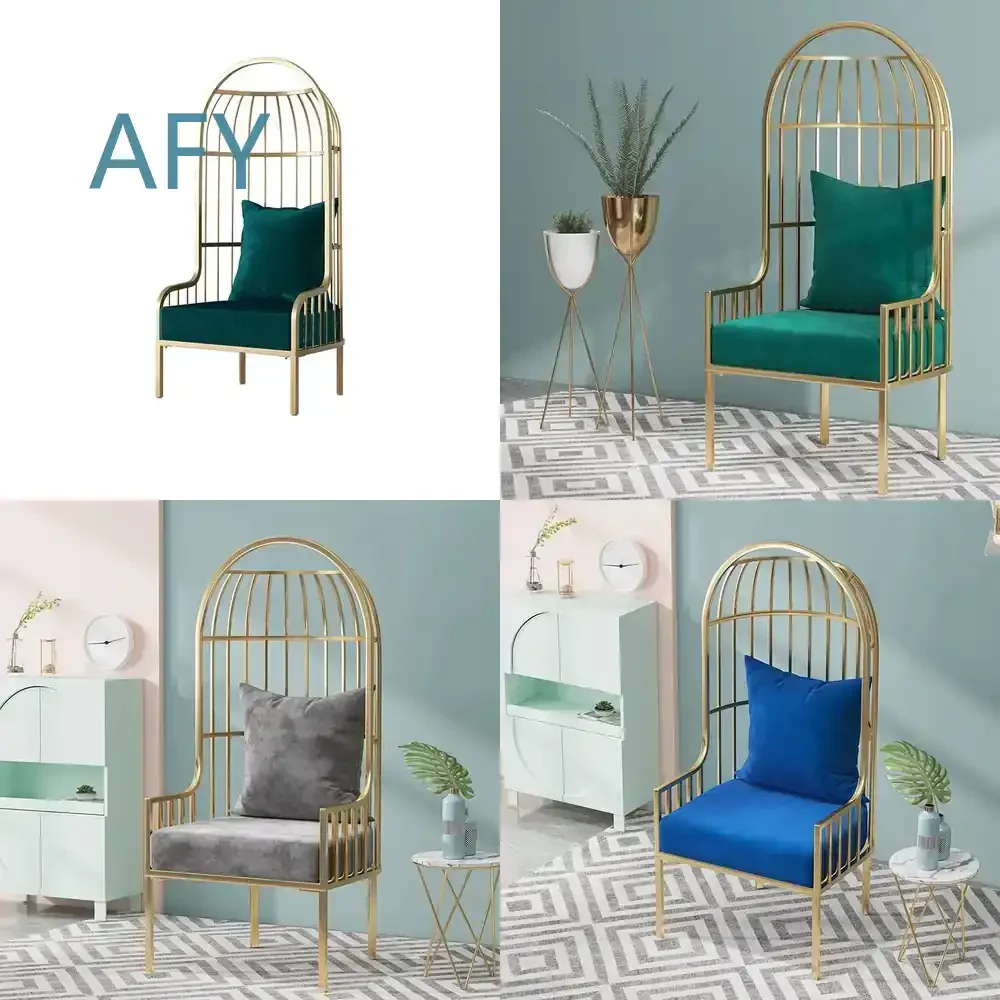 Nordic Sofa Chair for Living Room Backrest High Light Luxury Creative Design for Cage Direct Sales Lobby Internet Celebrity