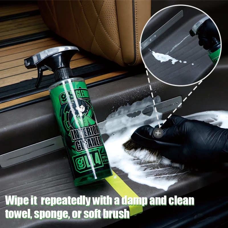 車内クリーナー レザー・ファブリック・ルーフ洗浄剤 洗浄不要 - Leather Cleaner Interior のレビューと価格