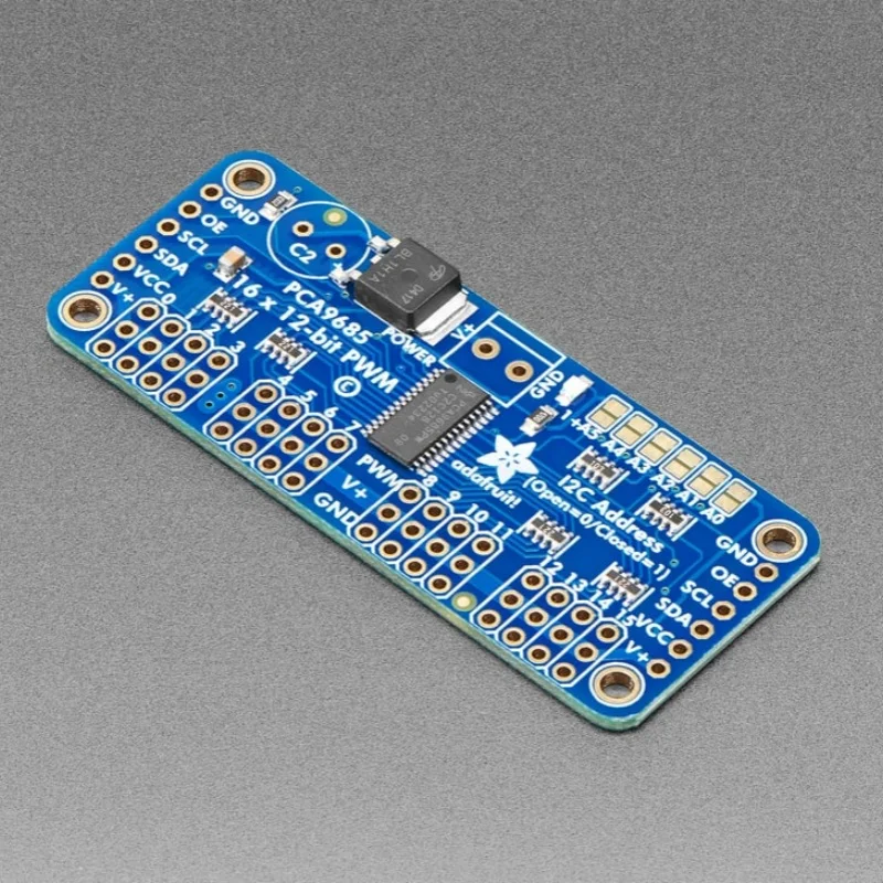 Adafruit 16-Channel 12-bit PWM/Servo Driver - I2C interface - PCA9685
