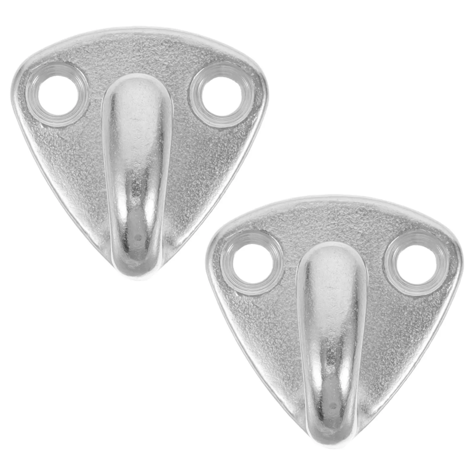 2Pcs Stainless Steel Boat Hooks Heavy Duty Marine Hardware for Hats Coats Ropes Yacht Sailboat Dock Fending Board Nautical Wall