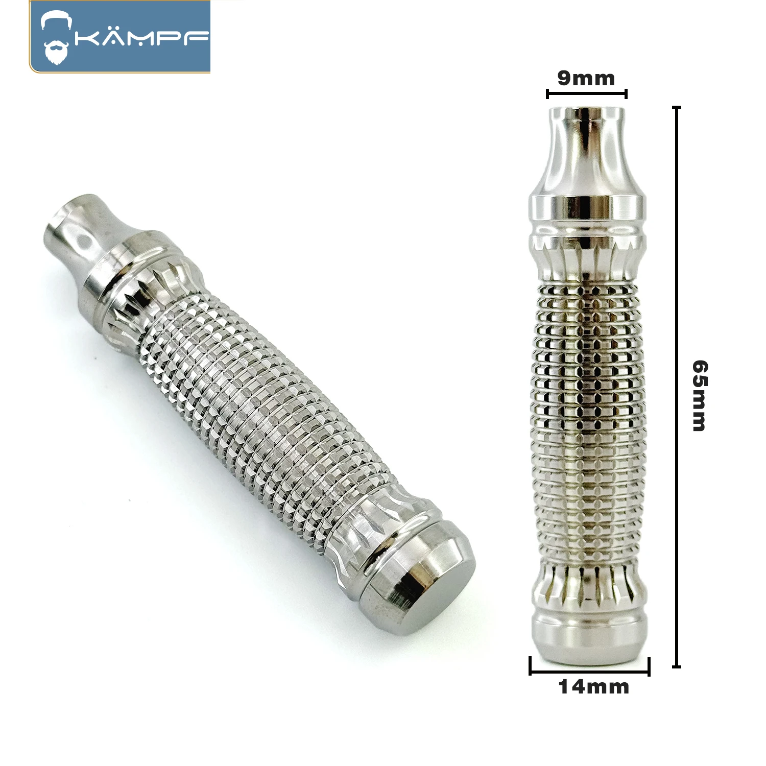 

KAMPFE Titanium Alloy Safety Shaver Men's Gift Razor Anti slip Handle