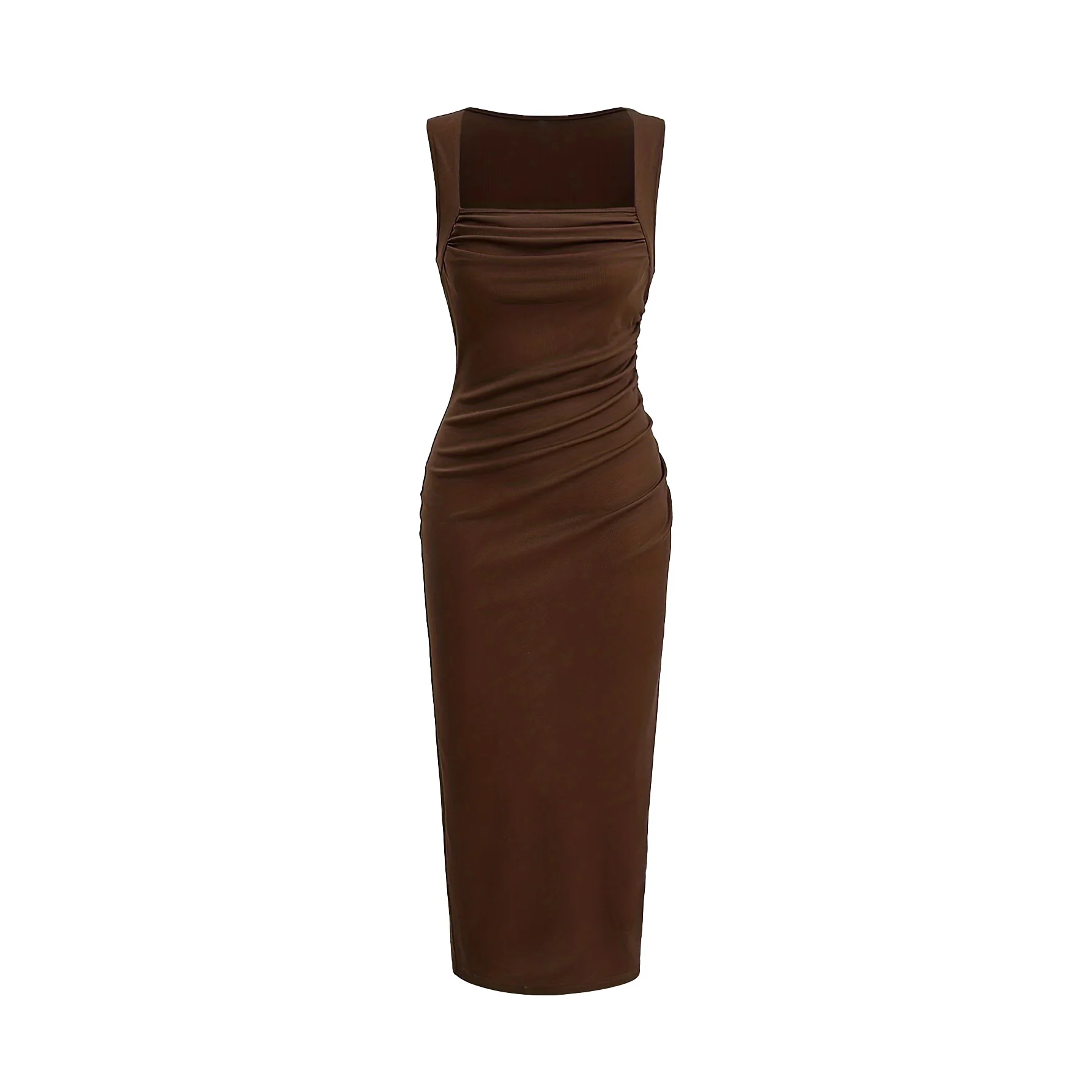 Elegant Bodycon Maxi Dress Women Summer 2024 Sleeveless Backless Sexy Outfits Party Club Sundress Black Holiday Dresses Clothes