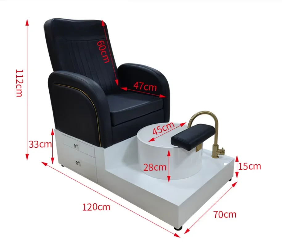 Chaises de Massage Spa pour bain de pieds, bon marché, sans plomberie, Portable, pour manucure et pédicure, avec bassin, pour Salon de beauté