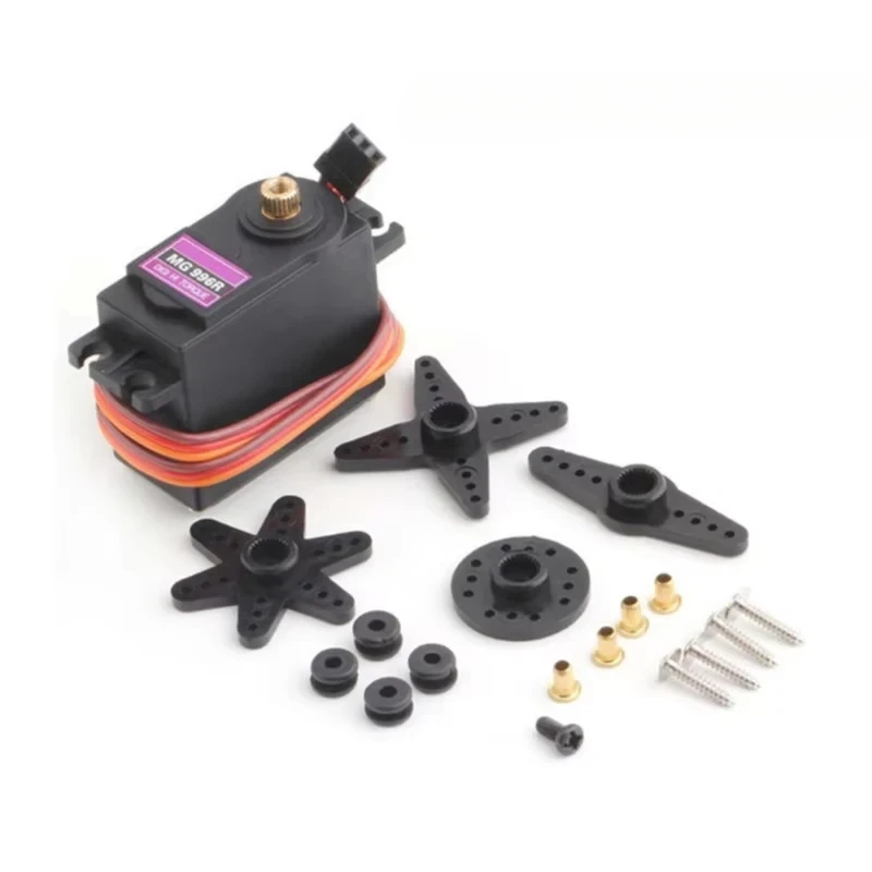 MG996R All Metal Gear Servo 13kg High Torque Digital Servo For Futaba JR 1/8 1/10 RC Car Helicopter Robot Arduino UNO DIY