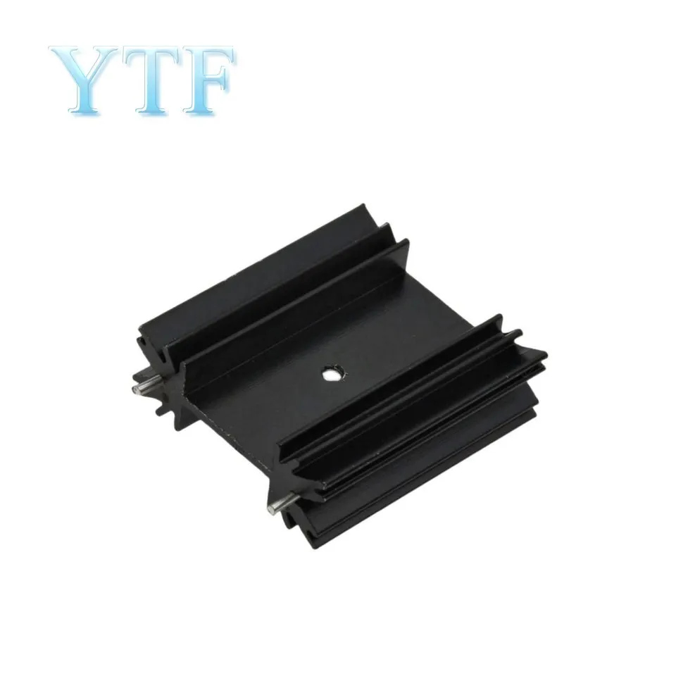 Transistor Heat Sink Block 38X34X12MM Electronic Audio TO-247 Triode Aluminum Radiator