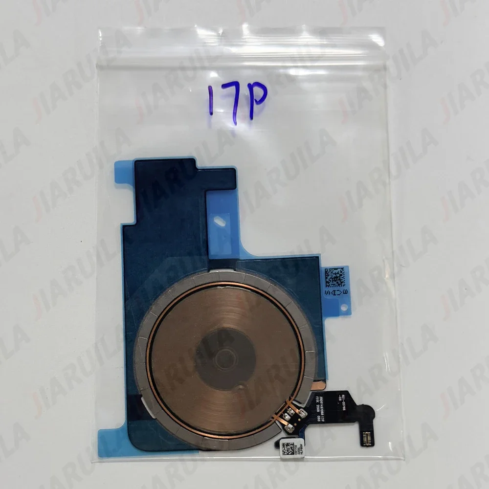 10Pcs , Wireless Charging Chip NFC Coil Flex Cable For iPhone 17 Pro Max 16 Pro Power Volume Button Flex / LED Flash Flex Cable
