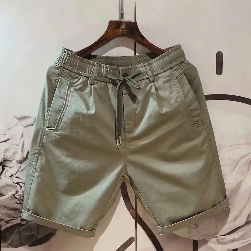Men\'s Shorts Sports Off White Cargo Roll Up Male Short Pants Drawstring Korean Style Baggy with Ice Loose Xxl Designer Summer Xl