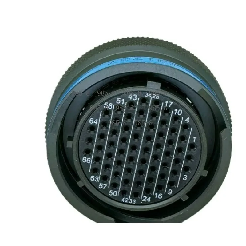 MIL Specification Circular Connector Plug D38999, 55-way Pin Touchpoint, Free Suspension Design, Shell Size 17 Quick Mating