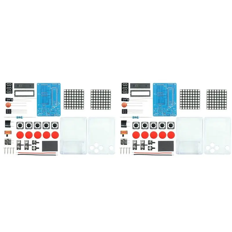

Набор для сборки мини-игровой консоли A99E-2X, ретро-классическая игровая приставка, набор для самостоятельной сборки и пайки, B