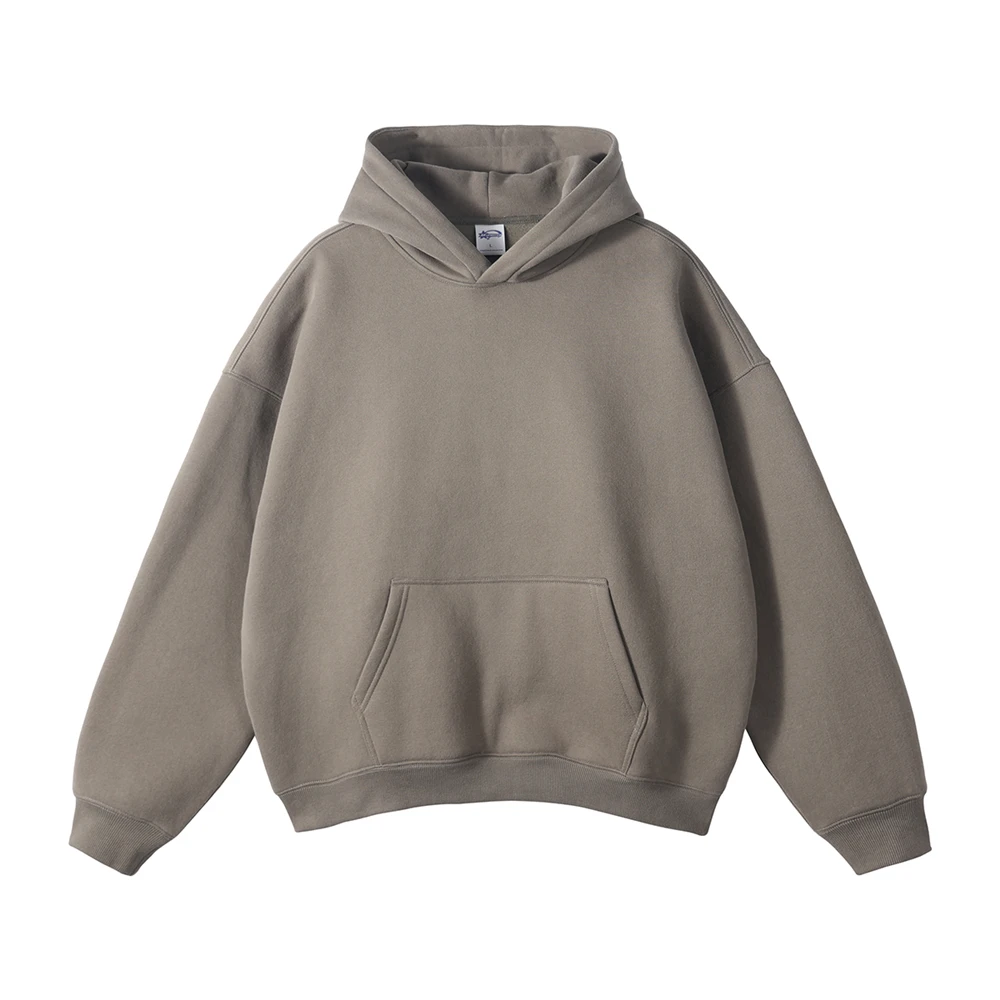 Oversize Fleece Warm Everyday Hoodie For Men Women Hip Hop Raglan Pullover Autumn Winter Streetwear