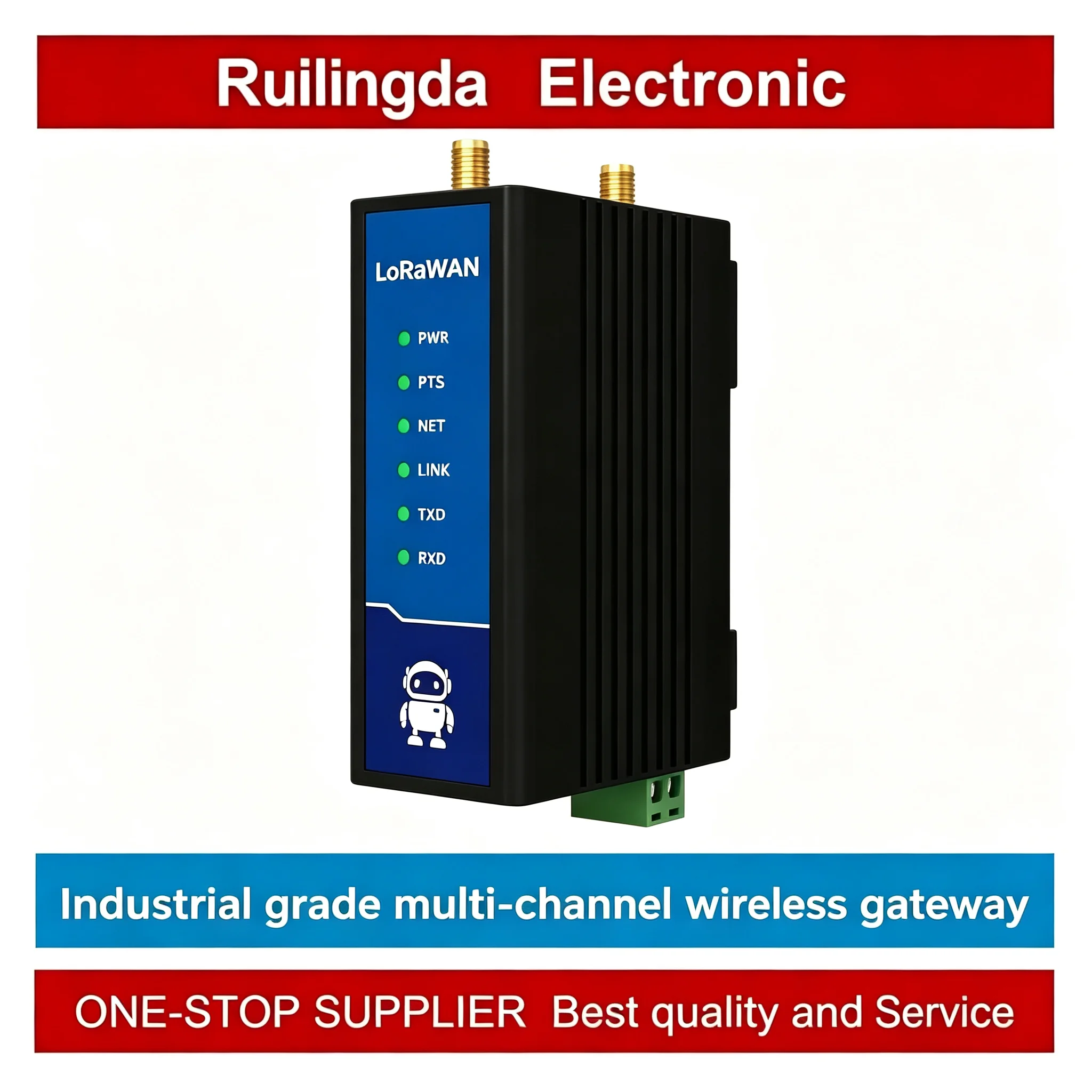 E870-L470LG12-S E870-L868LG12-S E870-L915LG12-S E870 Series High Speed 8-Channel LoRaWAN Gateway Wireless Modem