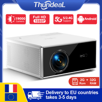 ThundeaL Full HD 1080P TDA7W Projector Android 13 WiFi6 2G 32G Projetor 4k Video TDA7 Voice Control 3D Smart Home Theater Beamer
