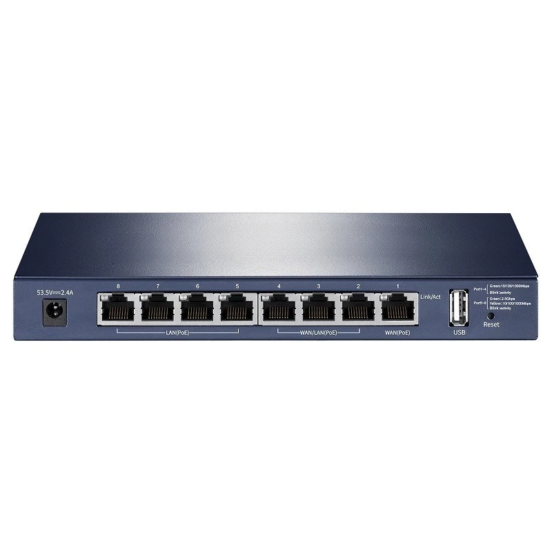 

TL-R5408PE-AC Gigabit wired router PoE powered AC managed AP network