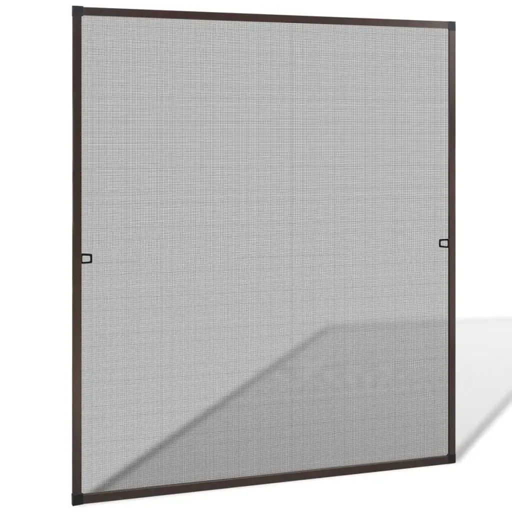 Écran anti-insectes pour fenêtre marron, 51.2x59 amaran, maille anti-insectes durable pour fenêtres