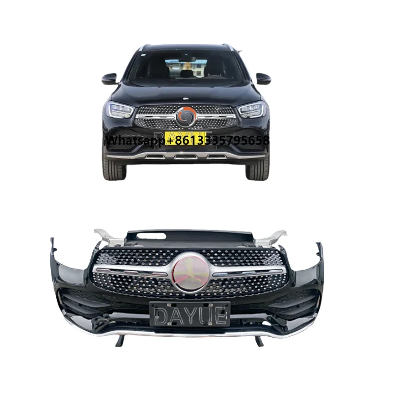 

Original Grille and Front Bumper for Mercedes Benz GLC Series W253 GLC300 2019-2022 Second-Hand Body Kit for 2019-2022 Cars