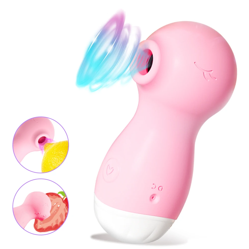 Powerful Clit Sucker Vagina Sucking Vibrator Female Clit Nipple Oral Vacuum Stimulator Massager Sex Toys Adults Goods For Women